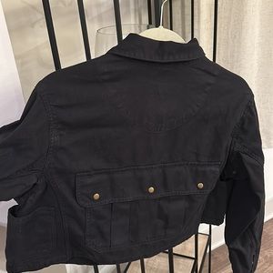 Banana Republic crop Black jeans jacket